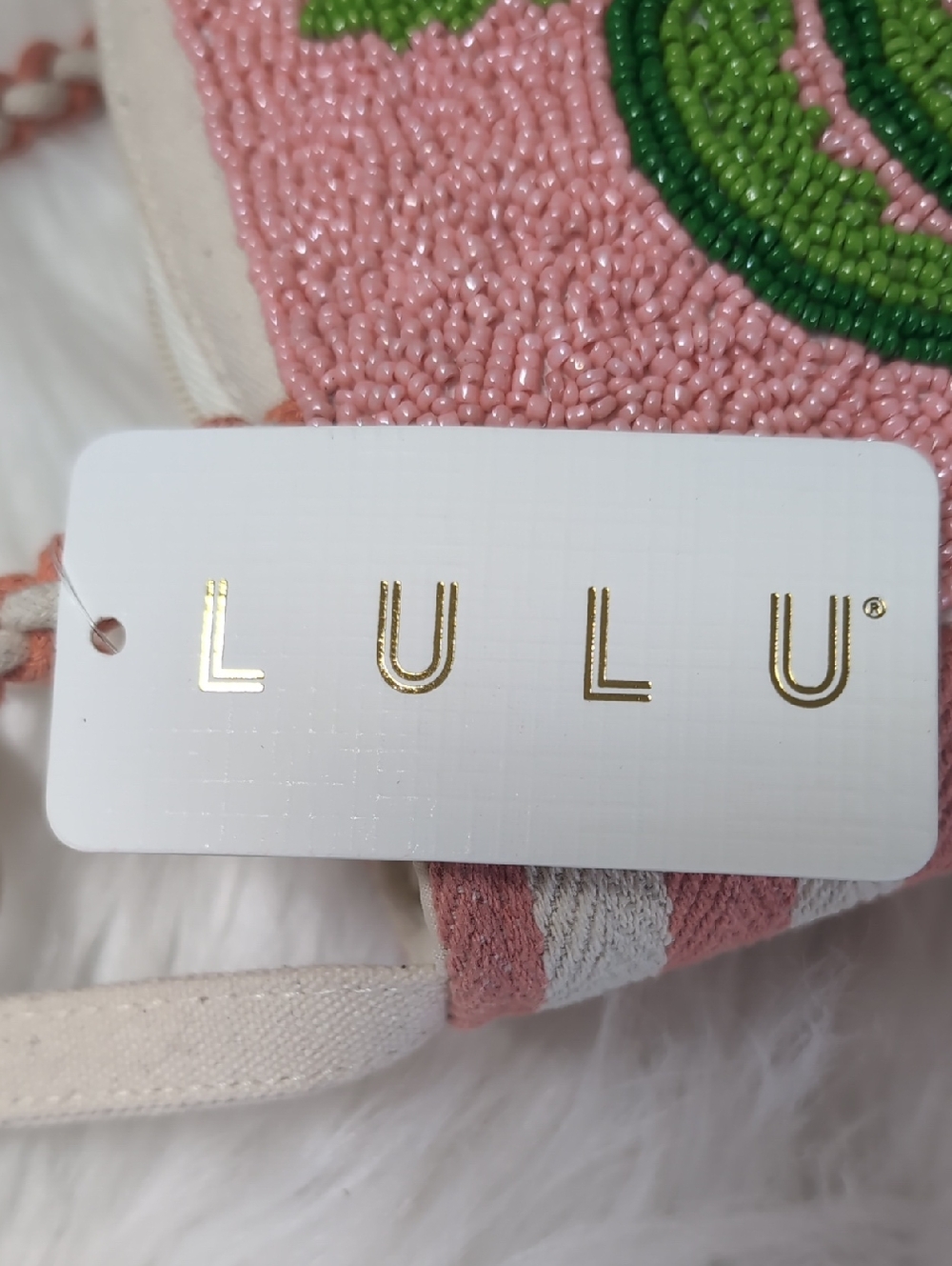 ‼️SALE‼️Viral 🎥 LULU Beaded Palm Tree Bag w/ Shoulder Strap & Rope Top Handle🌴 - Picture 3 of 13